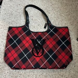 Victoria’s Secret plaid tote NEW